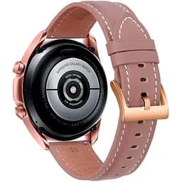 Ремешок для Samsung Galaxy Watch 3 41mm Watchbands Standart - коричнево-розовый ширина крепления 20мм размер L кожаный (WB1089274)
