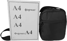 Чоловіча сумка через плече Антизлодій із Rfid захистом чорна LS sum0028743 - мініатюра 10
