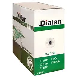 Кабель КПВ 4*2*0,50 (200МГц UTP-cat.5E), DL( CU), ізоляція ПВХ, для внутр. робіт, 305м.BOX