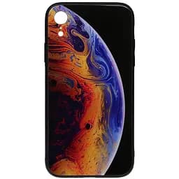 Чохол-накладка Toto Print Glass Space Case Apple iPhone XR Violet