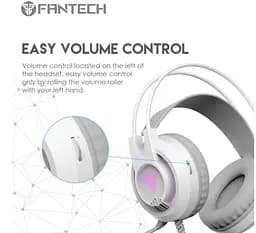 Ігрові навушники з мікрофоном Fantech HG-20 White 7.1 Channel RGB - мініатюра 5