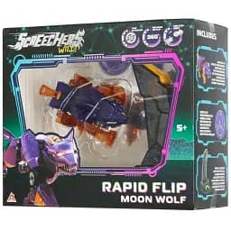 Ігровий набір Screechers Wild машинка-трансформер та запускач S5 L0.5  Мун Волф EU686103B  