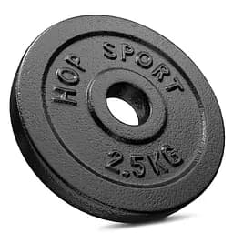 Сет з металевих дисків Hop-Sport Strong 4x2,5кг - мініатюра 2