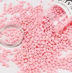 Плівковий віск для депіляції Hard Wax Beans BEAUTE Rose в гранулах 400 г — професійний гарячий віск без смужок - мініатюра 2