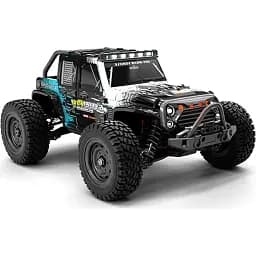 Машинка на радіокеруванні JJRC Q117C High-Speed Jeep Car Black/Blue [102369] - мініатюра 2
