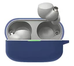 Чохол-накладка DK Silicone Candy Friendly із карабіном для Sony WF-1000XM4 (dark blue) - мініатюра 6