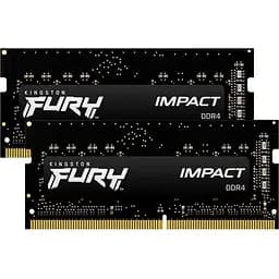 Модуль пам'яті Kingston Fury DDR4 64Gb (2x32) Impact 3200 MHz Sodimm (KF432S20IBK2/64) U1