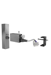 Комплект прихованого підключення Mario під квадратну трубу 3.0.1000.0.P, Хром