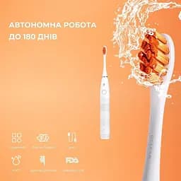 Електрична зубна щітка Oclean Flow S Sonic Electric Toothbrush - біла - мініатюра 6