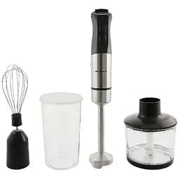 Блендер Grunhelm EBS-1102SS набір міксер подрібнювач занурювальний 1000 Вт сірий