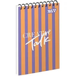 Зошит для записів Yes А7 Creative Talk 80 аркушів (152553)