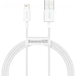 Кабель Baseus Superior Series Fast Charging Data Cable USB to iP 2.4A 1.5 м Білий