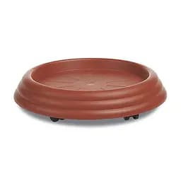 Поддон пластиковый GERVASO, 46 см круглый с роликами (81460)