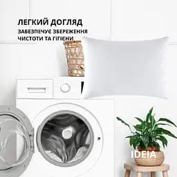 Подушка Idei Nordic Classic антиалергенна 60 x 40 см біла (8000034680) - мініатюра 4