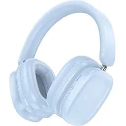 Бездротові навушники Hoco W51, накладні, BT5.3, AUX, TF, 400mAh, 46h, blue