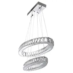 Люстра Brille светодиодная подвесная 64W WW+NW+CW RM CH (BR-981S/1)