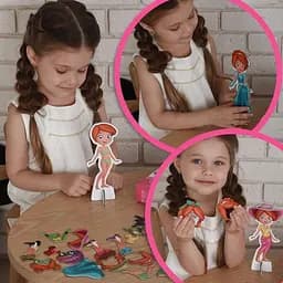 Набір магнітів Magdum "Лялька з одягом New look" ML4031-14 EN - мініатюра 6