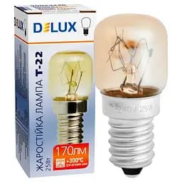 Лампочка Delux T20 жаростійка для духовок (90023246) - мініатюра 3