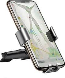 Автотримач Baseus Metal Age Gravity Car Mount Silver - мініатюра 6