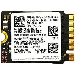 Накопичувач SSD Samsung M.2 2230 512GB (MZ-9LQ512C) Б/В