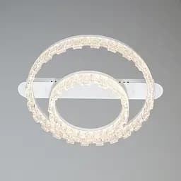 LED-світильник стельовий Diasha MX78205/500+300WH 72W, 2 кільця, 3 режими світла, 50x60 см