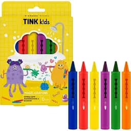 Олівці для малювання у ванній Tink kids Magic Crayons 6 шт. (289843)