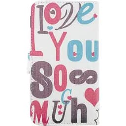 Чохол-книжка Toto Book Universal cover Picture Love with window 4-4.5" Hot Pink - мініатюра 3