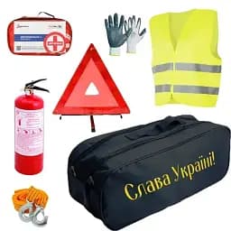 Набір автомобіліста Старт Слава Україні чорний 01-206-IS