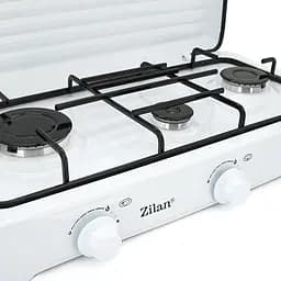 Плита газова Zilan ZLN0032 3 конфорки White - мініатюра 2