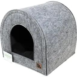 Лежак-будиночок Lucky Pet Опера №4 55х55х55 см сірий