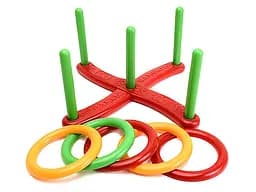 Набір дитячий "Кільцеброс ГІГО №2" 1108 BAMSIC, в сітці (4820123764766) Червоний