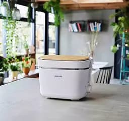 Тостер Philips Eco Conscious Edition HD2640/10 білий - мініатюра 7