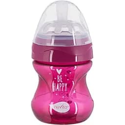 Дитяча пляшечка Nuvita 6012 Mimic Cool антиколікова 0+ 150 мл пурпурна NV6012PURPLE