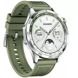 Smart Watch Huawei GT 4 46mm Green (Woven Strap) UA - мініатюра 3