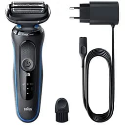 Электробритва Braun Series 5 50-B1000s черно-синяя [79618]