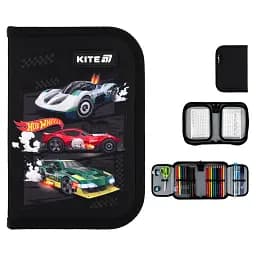 Пенал з наповненням KITE Hot Wheels HW25-622H-1 Різнокольоровий