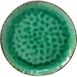 Тарілка Olens 27.5 см "Зелена лагуна" (101-1003CG)