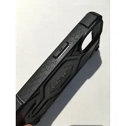 Оригінальний протиударний чохол UAG Monarch MagSafe для iPhone 13 / 14 (6.1") Black Leather (114028114040) - мініатюра 5