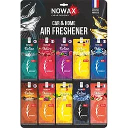 Набір ароматизаторів повітря целюлозних Nowax Delice Mix №1, 50 шт. (NX00090)
