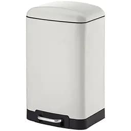 Мусорное ведро Kela Davino с педалью 6 л белое (22996)