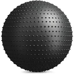Фітбол масажний Hop-Sport 65см чорний + насос