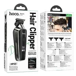 Машинка для стрижки HOCO HP23 Diamond engraving electric hair clipper Black (6942007623773) - мініатюра 2