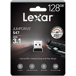 USB флеш-накопичувач Lexar JumpDrive S47 128GB USB-A 3.1 (LJDS47-128ABBK) - мініатюра 4