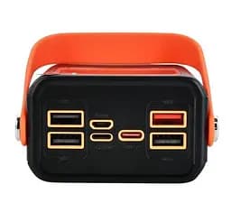 Зовнішній акумулятор Power Bank TUGII Y103 30000 mAh повербанк швидка зарядка LED-дисплей ліхтарик Чорний - мініатюра 3