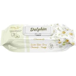 Влажные салфетки Dolphin Chamomile с клапаном 72 шт.