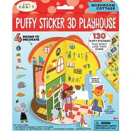 Развивающий 3Д набор Let's Craft Фантастические миры Домик-грибочек (PSP-01)