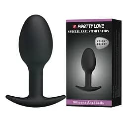 Анальная пробка Pretty Love Heavy Balls Silicone Butt Plug 1 Baile BI-040033 22635