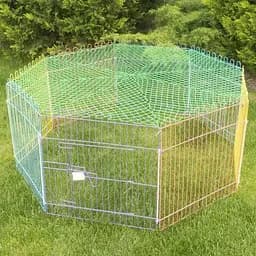 Клетка-манеж Tesoro 3008 для щенков металлическая 8 секций по 62×62 см