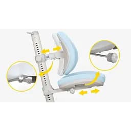 Дитяче крісло Mealux Ortoback Base Blue (Y-508 KBL Base)  - мініатюра 4