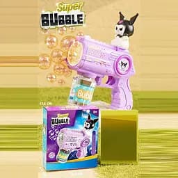 Пистолет мыльных пузырей Куроми, свет, фигурка, 7780D